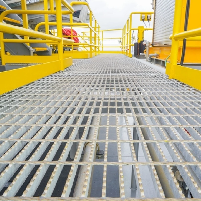 metal grid floor panels