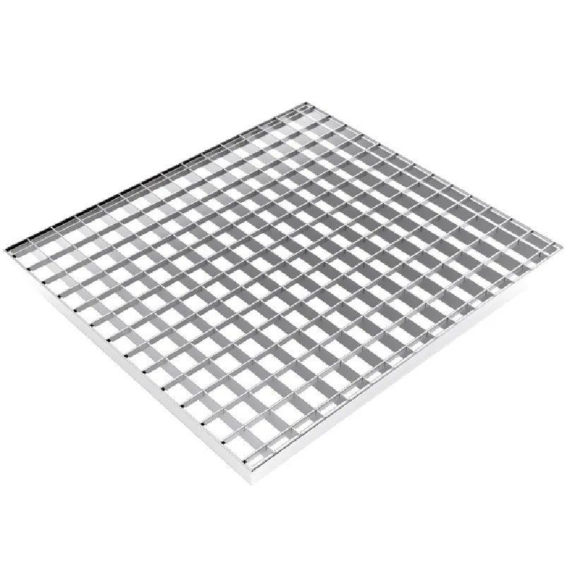 galvanized grating stair treads